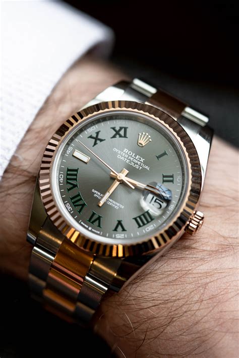 rolex datejust 41 stahl rosegold